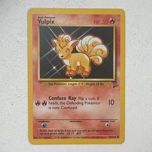 Vulpix Pokémon Card